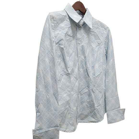 New York & Company Madison Long-Sleeves Stretch Button-Up Shirt Top Medium NWT - Picture 4 of 10